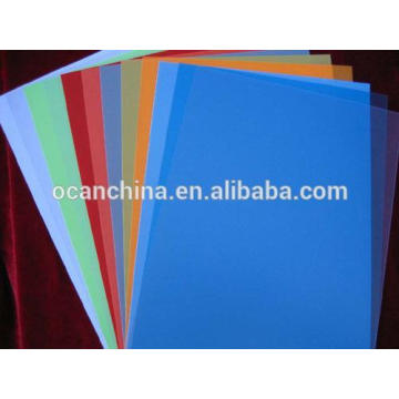 Цветной прозрачный ПВХ лист, цветной глянцевый жесткий лист из ПВХ
